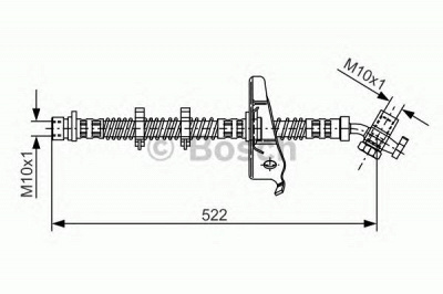 BOSCH 1987481125 -  Тормозной шланг