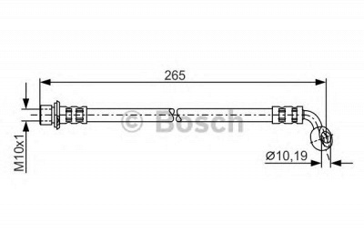 BOSCH 1987481127 -  Тормозной шланг
