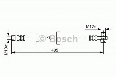 BOSCH 1987481143 - Тормозной шланг