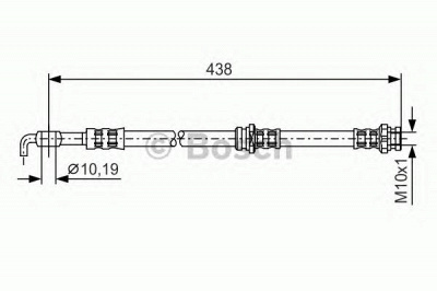 BOSCH 1987481147 -  Тормозной шланг