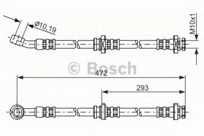 BOSCH 1987481148 -  Тормозной шланг