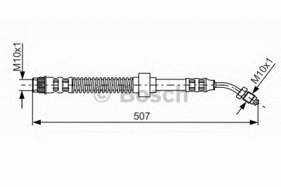 BOSCH 1987481150 -  Тормозной шланг