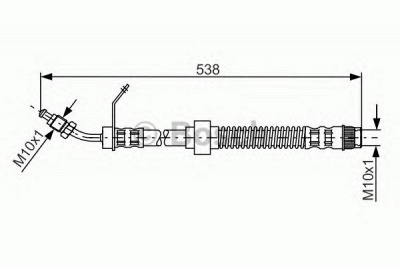 BOSCH 1987481151 -  Тормозной шланг