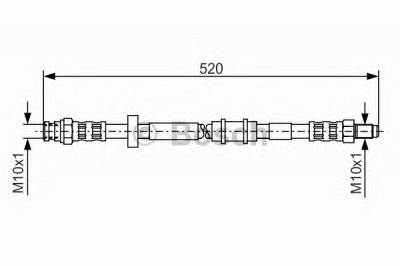 BOSCH 1987481158 -  Тормозной шланг