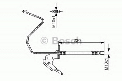 BOSCH 1987481162 -  Тормозной шланг