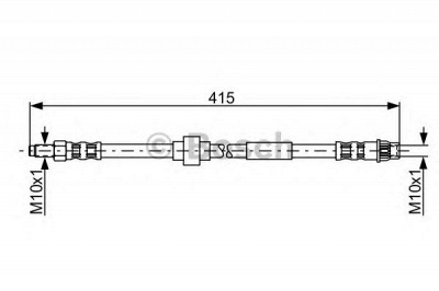 BOSCH 1987481165 -  Тормозной шланг