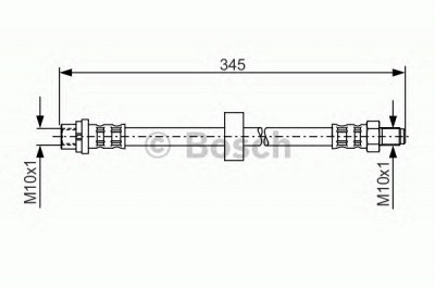 BOSCH 1987481168 -  Тормозной шланг
