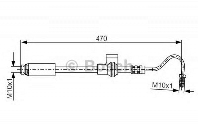 BOSCH 1987481171 -  Тормозной шланг