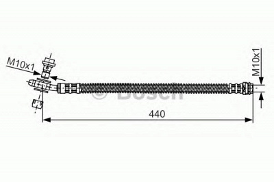 BOSCH 1987481175 - Тормозной шланг