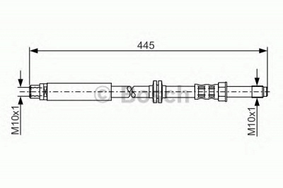 BOSCH 1987481179 -  Тормозной шланг