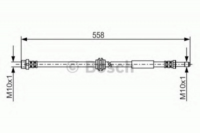 BOSCH 1987481182 -  Тормозной шланг