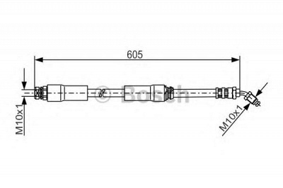 BOSCH 1987481183 -  Тормозной шланг