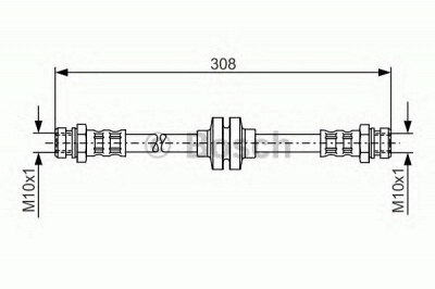 BOSCH 1987481185 -  Тормозной шланг