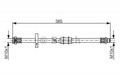 BOSCH 1987481190 -  Тормозной шланг