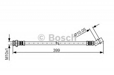 BOSCH 1987481223 -  Тормозной шланг