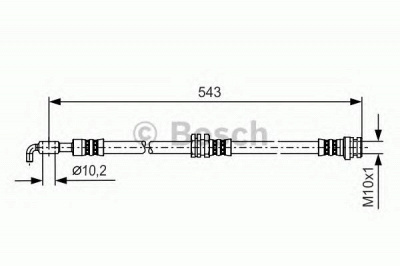 BOSCH 1987481230 -  Тормозной шланг