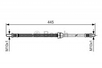 BOSCH 1987481238 -  Тормозной шланг