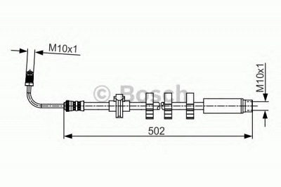 BOSCH 1987481264 -  Тормозной шланг