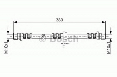 BOSCH 1987481271 -  Тормозной шланг