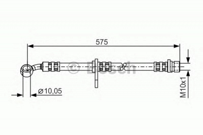 BOSCH 1987481297 -  Тормозной шланг