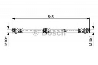 BOSCH 1987481302 -  Тормозной шланг