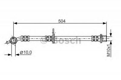 BOSCH 1987481306 -  Тормозной шланг