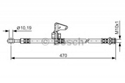 BOSCH 1987481319 -  Тормозной шланг