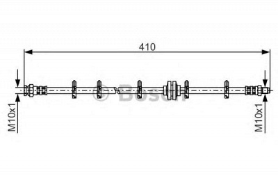 BOSCH 1987481335 -  Тормозной шланг