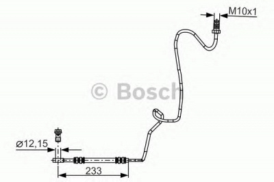 BOSCH 1987481339 -  Тормозной шланг