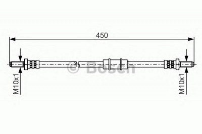 BOSCH 1987481345 -  Тормозной шланг