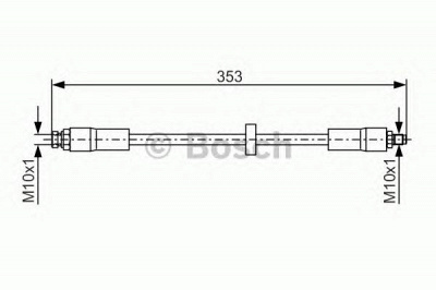 BOSCH 1987481353 -  Тормозной шланг