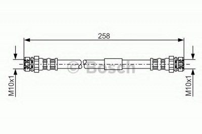 BOSCH 1987481369 -  Тормозной шланг
