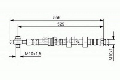 BOSCH 1987481375 -  Тормозной шланг