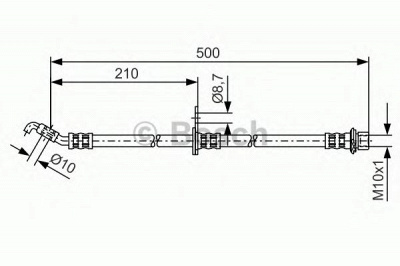 BOSCH 1987481379 -  Тормозной шланг