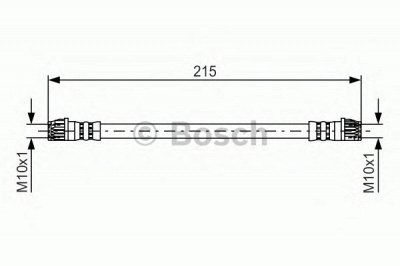 BOSCH 1987481396 -  Тормозной шланг