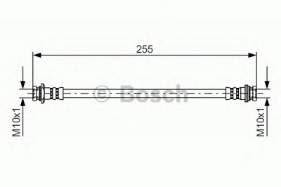 BOSCH 1987481402 -  Тормозной шланг