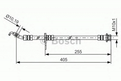 BOSCH 1987481403 -  Тормозной шланг