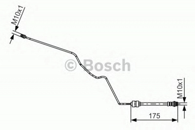 BOSCH 1987481419 -  Тормозной шланг