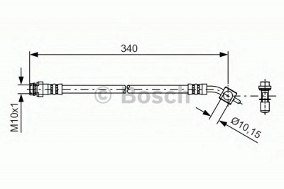 BOSCH 1987481424 -  Тормозной шланг