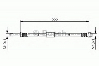 BOSCH 1987481461 -  Тормозной шланг