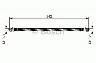 BOSCH 1987481464 -  Тормозной шланг