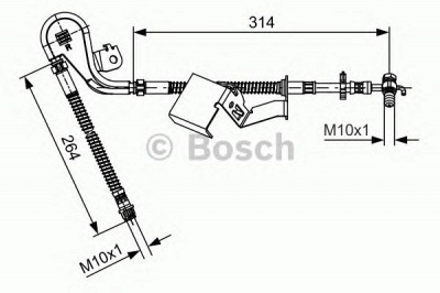 BOSCH 1987481471 -  Тормозной шланг