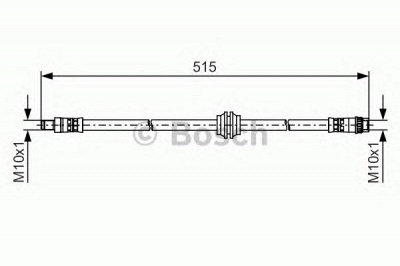 BOSCH 1987481480 -  Тормозной шланг