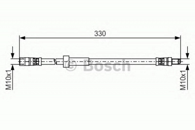 BOSCH 1987481493 -  Тормозной шланг