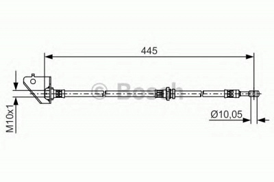 BOSCH 1987481498 -  Тормозной шланг