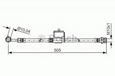 BOSCH 1987481505 -  Тормозной шланг