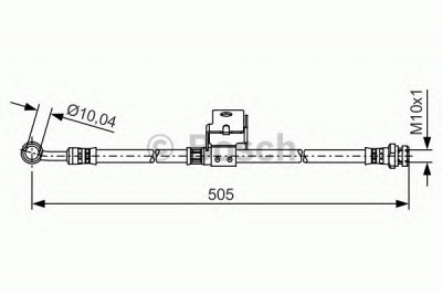 BOSCH 1987481506 -  Тормозной шланг
