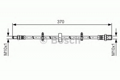 BOSCH 1987481508 -  Тормозной шланг