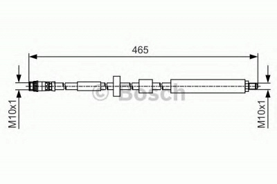 BOSCH 1987481509 -  Тормозной шланг