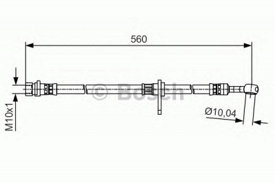 BOSCH 1987481512 -  Тормозной шланг